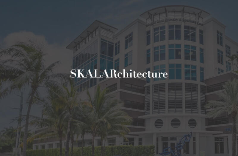 Logo of SKLARchitecture, architectural firm behind the design of Seven Park Residences in Hallandale-Hollywood, known for innovative modern buildings.
